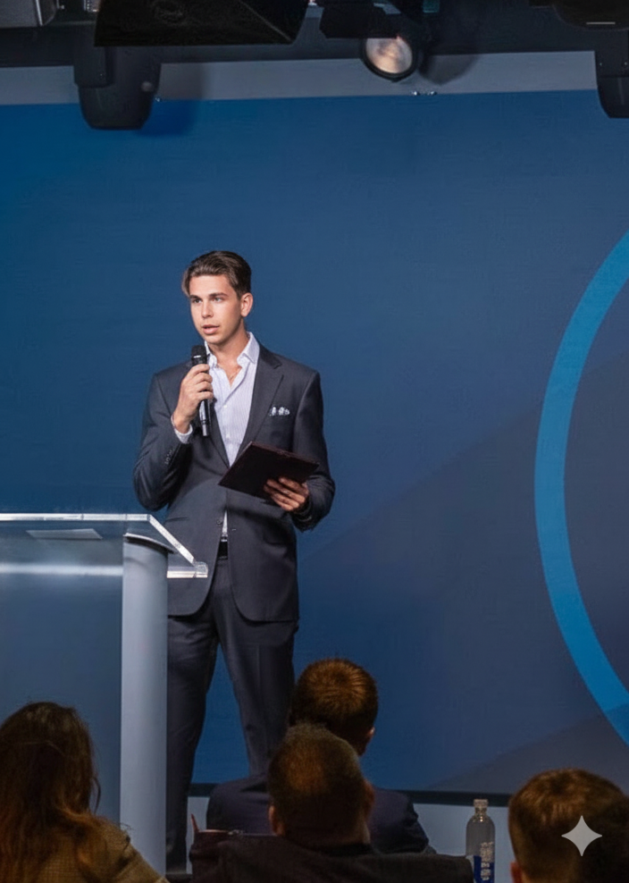 Virtual Sales Pros leadership team on stage